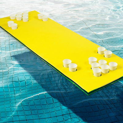 1m*2m Perforierte schwimmende Schwimmmatte Schaum Sonnenunterkunft Schwimmbad für Pool