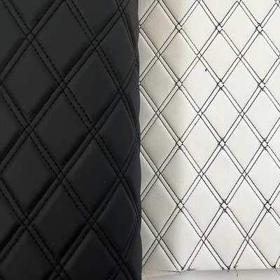 180cm Breite Diamant-Stiche Leder Wasserdicht für Autositzdecken