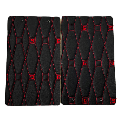 180cm Breite Diamant-Stiche Leder Wasserdicht für Autositzdecken