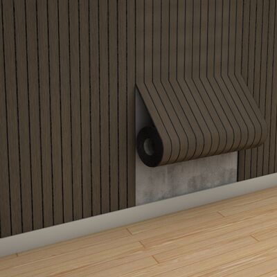 Feuerhemmende PVC-Schutz-Wandpaneeltapete aus flexiblem Holz für die Inneneinrichtung