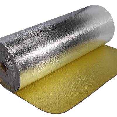 Wasserdichtes XPE-Schaumroll-Doppelseitiges Aluminiumfolie-Boden-Wanddämmmaterial