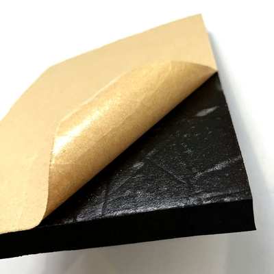 NBR-PVC-Schaumblech, Aluminiumfolie, klebriges einseitiges Isolationsgummi