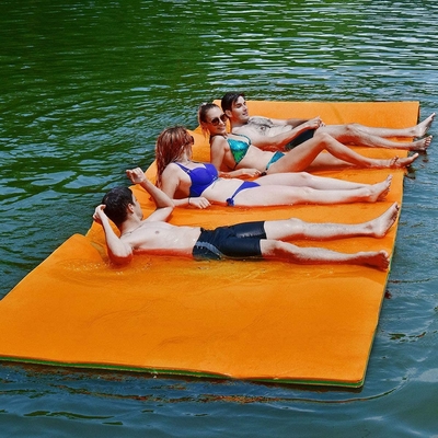 Custom Logo Schaum Schwimmbett geschlossene Zelle Xpe Schaum Schwimmbett Oasis See