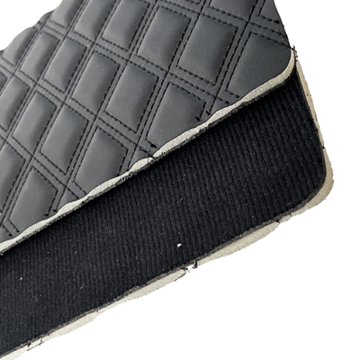 PU PVC Synthetisches Leder Stickerei Xpe Schaumstoff Burr Backing für Auto Fußbodenmatte